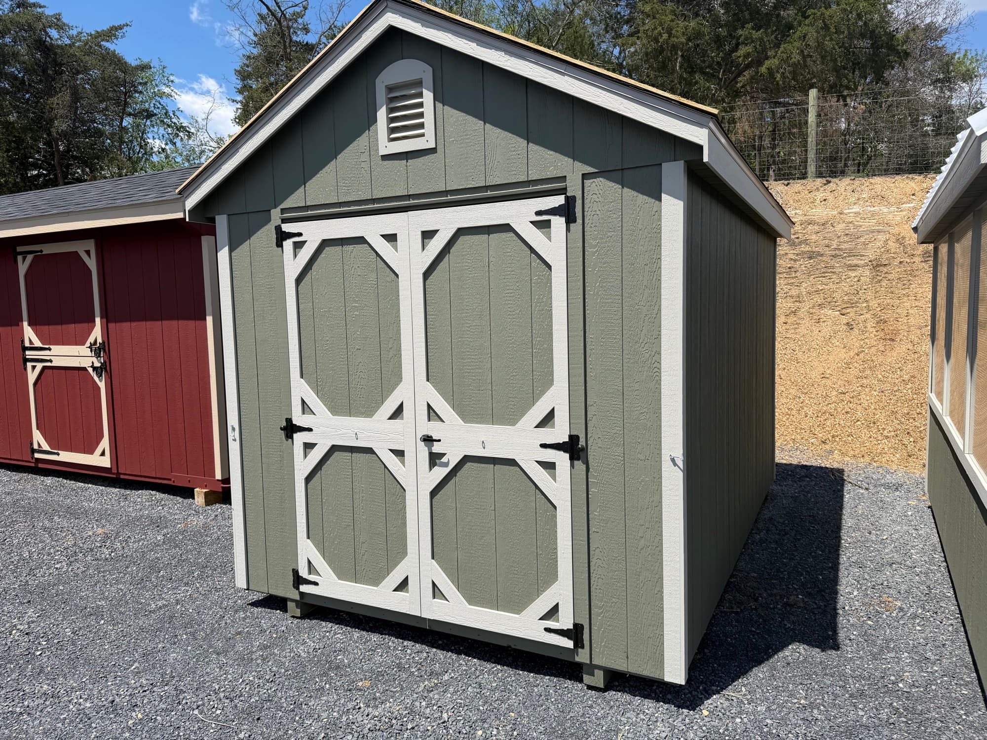 8x12 A-Frame Shed for sale