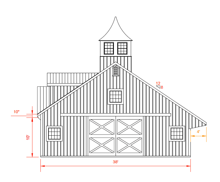 High Country Barn — floor plan or diagram