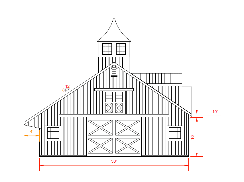 High Country Barn — floor plan or diagram
