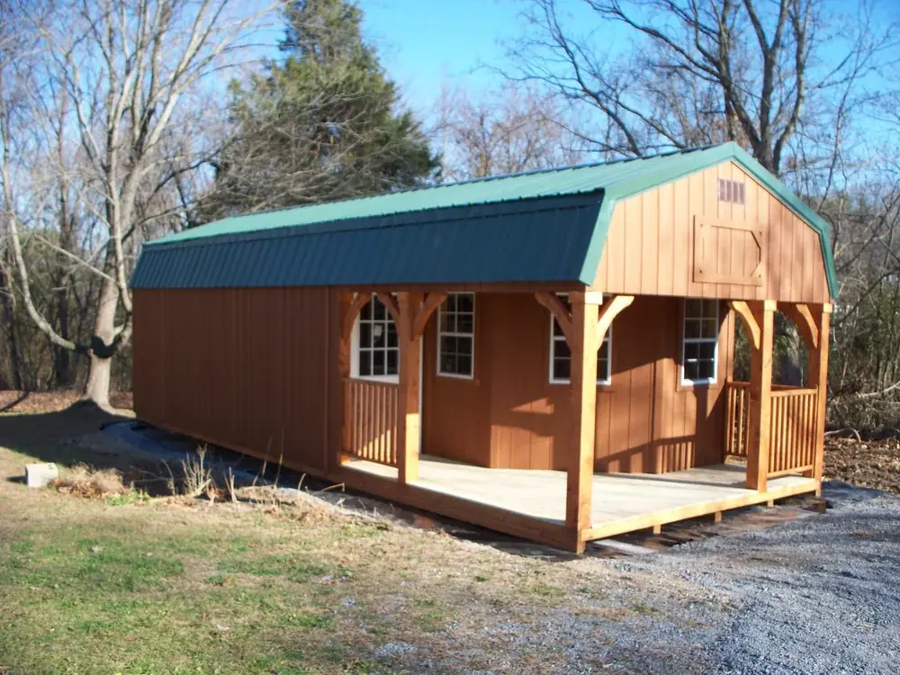 Amish-built cabin sheds for sale in the Shenandoah Valley