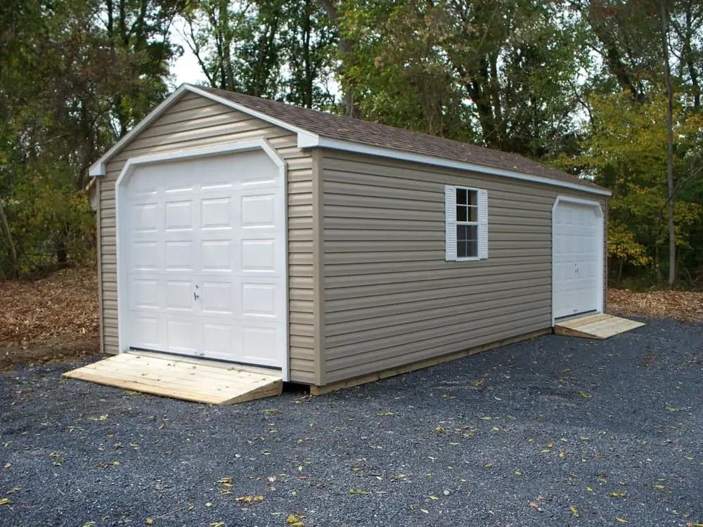 Amish-built garages for sale in the Shenandoah Valley