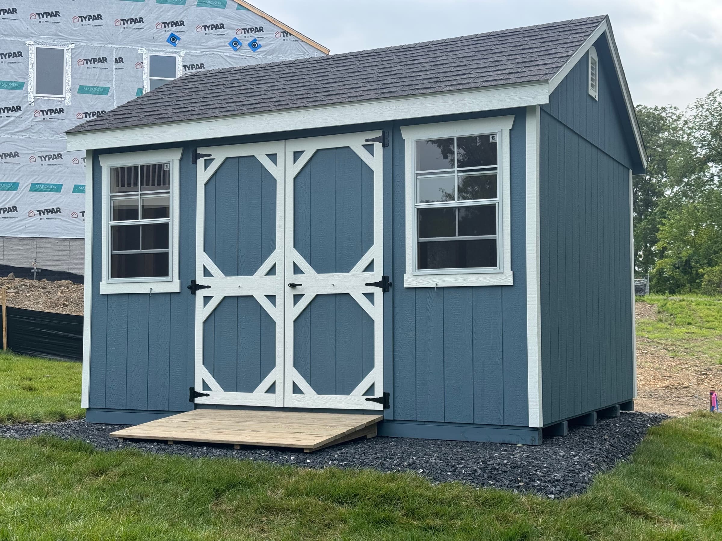 A New Home Needs a Good Shed: David & Catherine's A-Frame in Winchester — photo 2