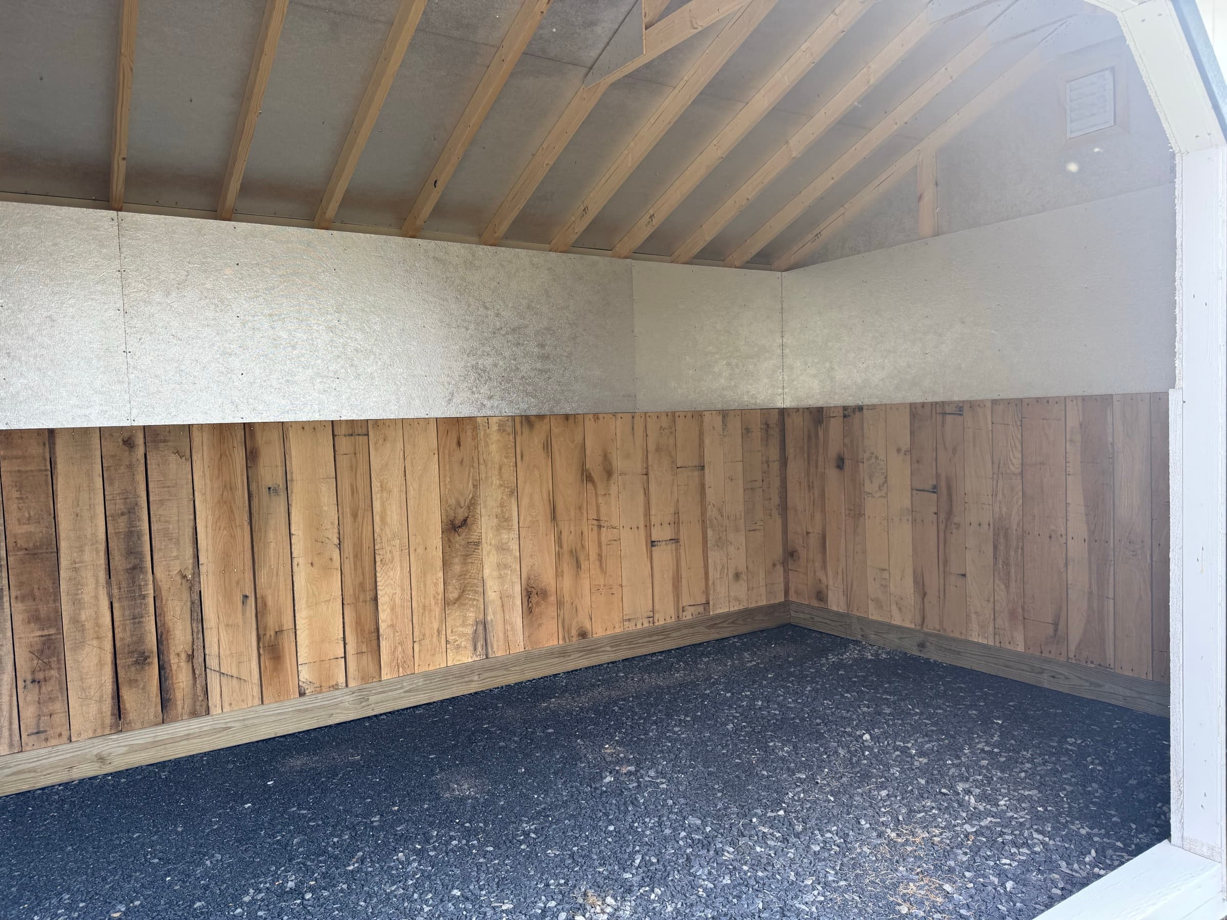A 10x20 Run-In Shed Finds Its Home on Nicole's Horse Farm in Edinburg — photo 4