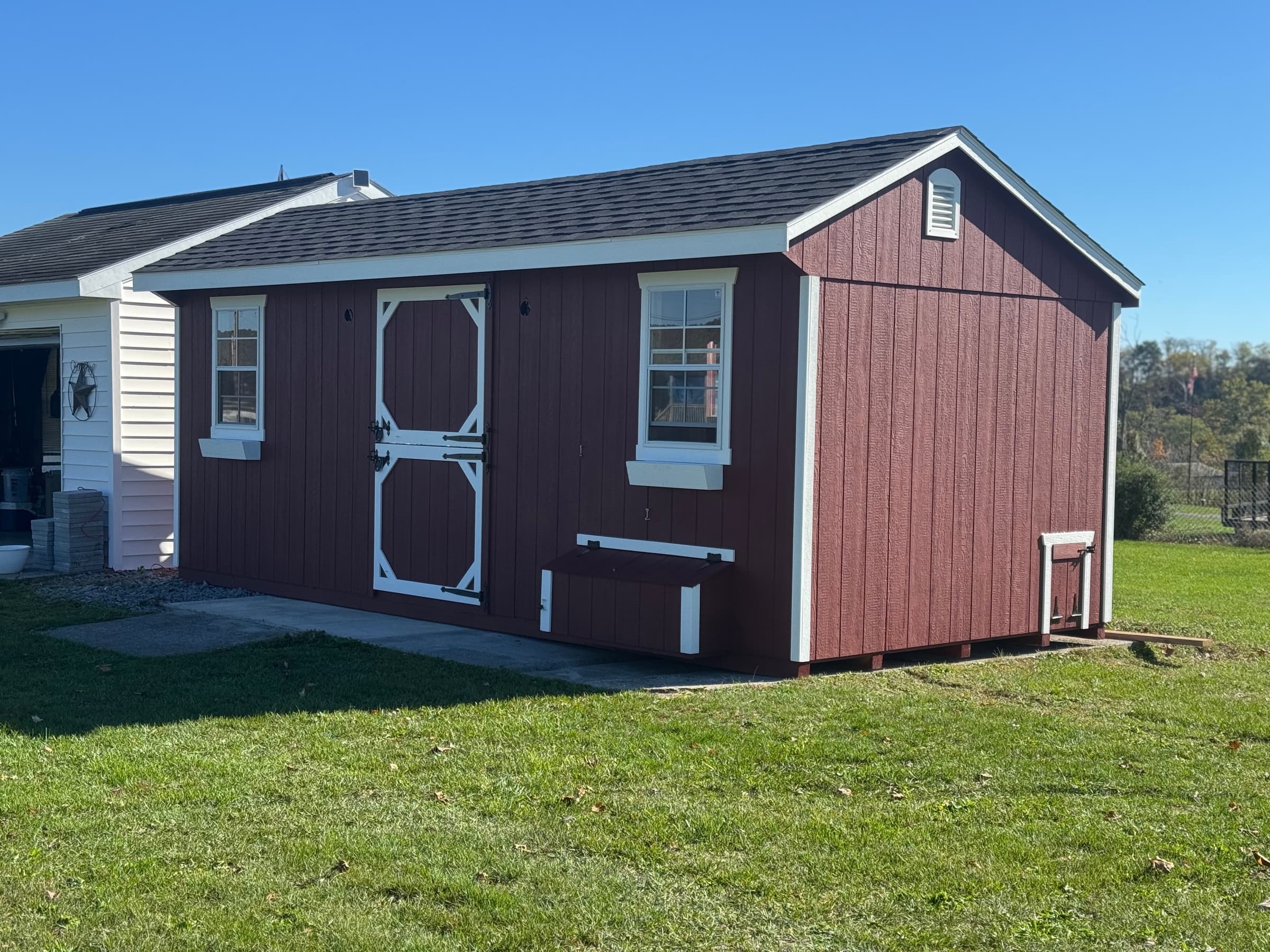 A Red Quaker Built for Goats, Chickens, and One Great Idea in Gerrardstown