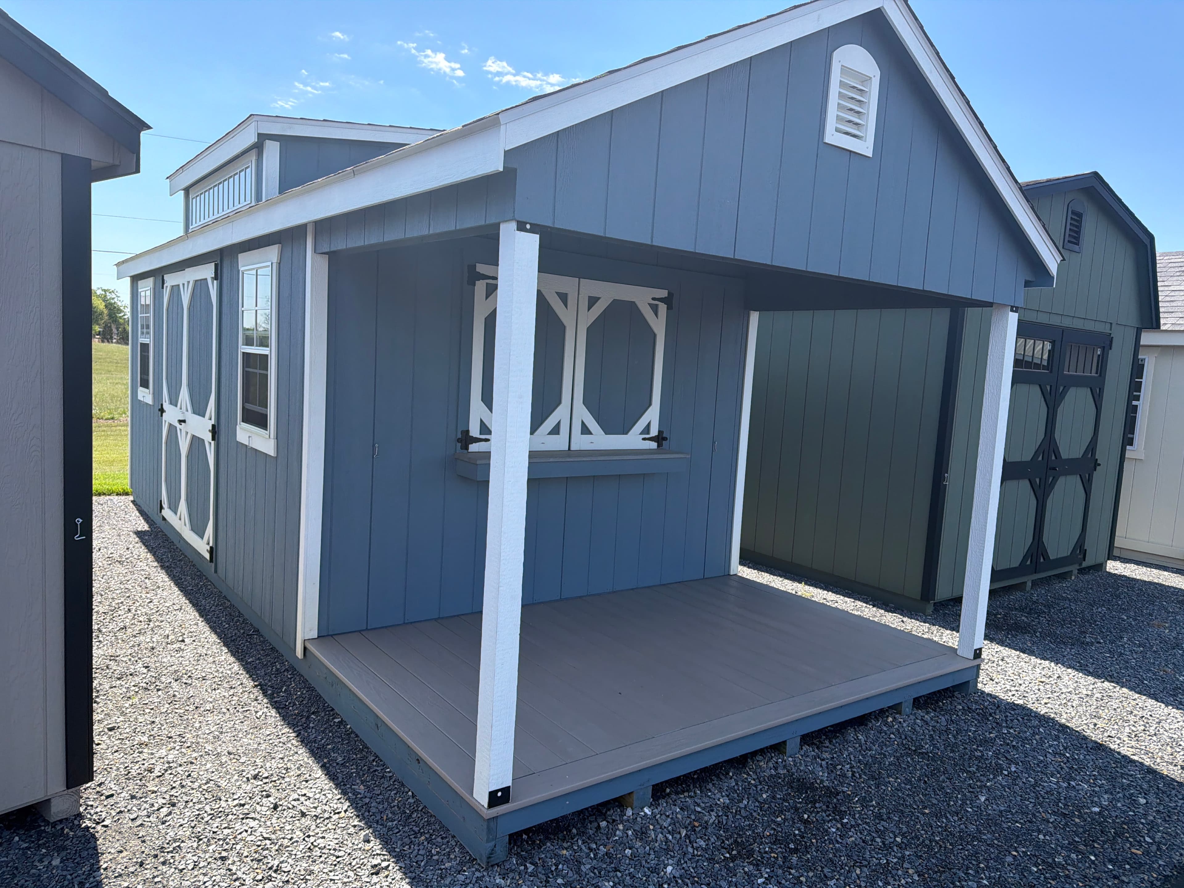 10x24 A-Frame Shed — photo 2