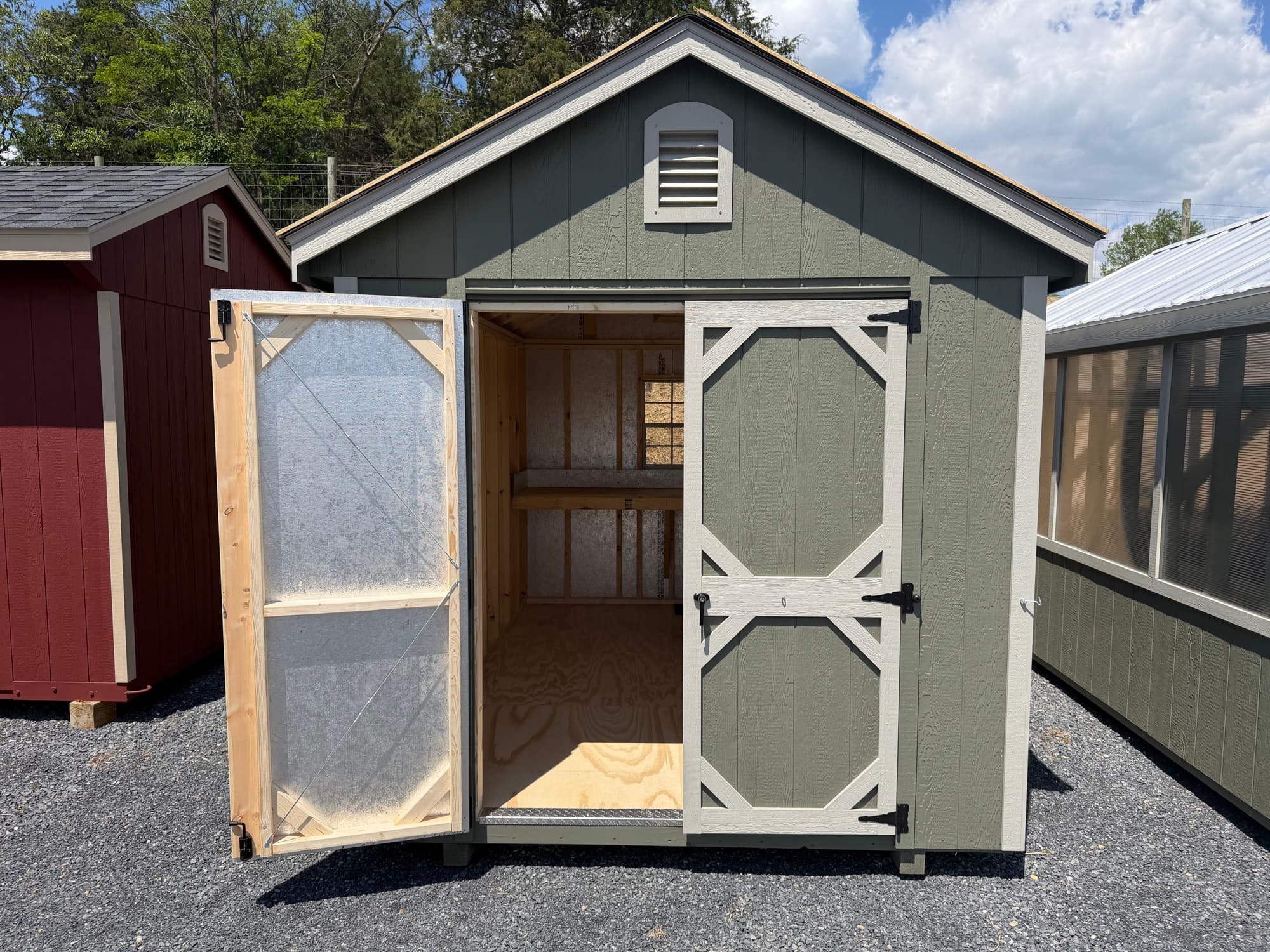 8x12 A-Frame Shed — photo 2