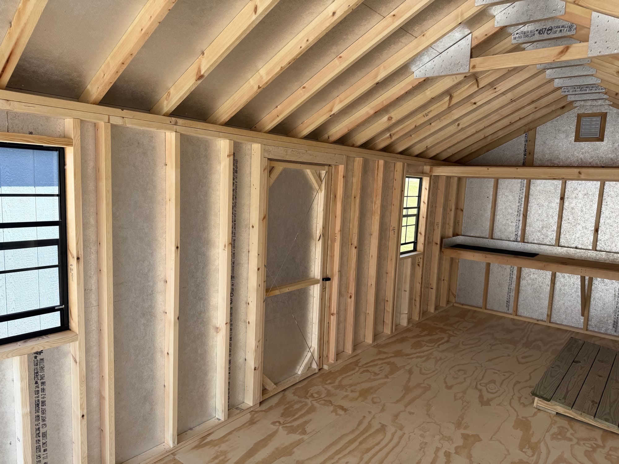 10x24 A-Frame Shed — photo 4